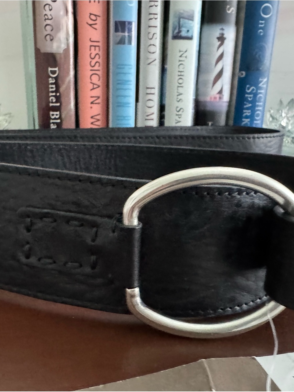 J. Jill Wide Leather Belt - Picture 3 of 8